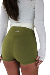 Organic Cotton + Hemp Shorts – Matcha Green
