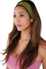 Organic Cotton + Hemp Headband – Matcha Green